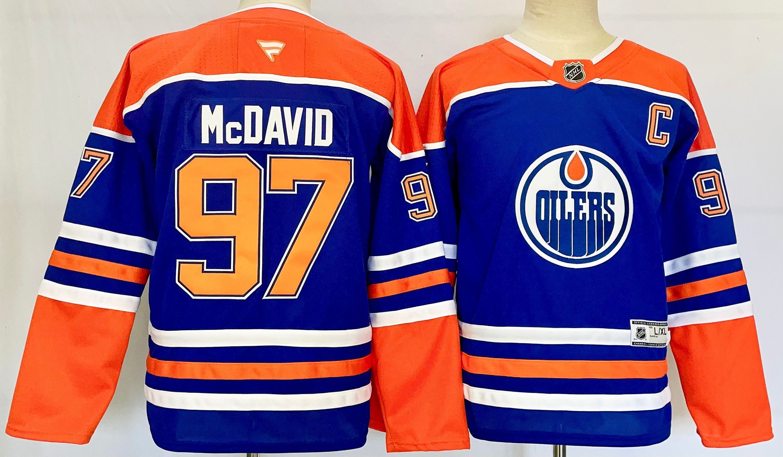Youth Edmonton Oilers #97 Mcdavid Blue 2026 Adidias NHL Jersey style 001